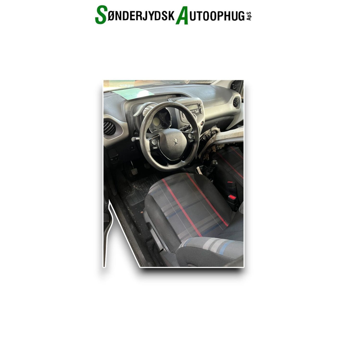 Peugeot 108 Pluk-Selv-Bil Med OEM Nr. Ophugger Fra Peugeot Ophugger