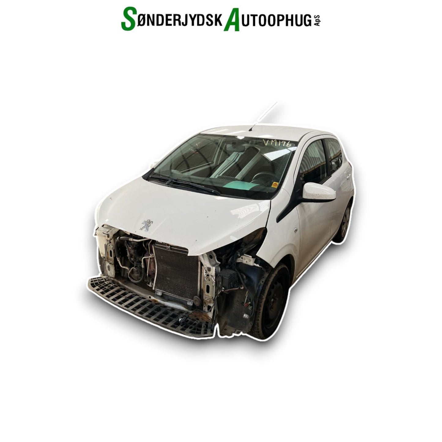 Peugeot 108 Pluk-Selv-Bil Med OEM Nr. Ophugger Fra Peugeot Ophugger