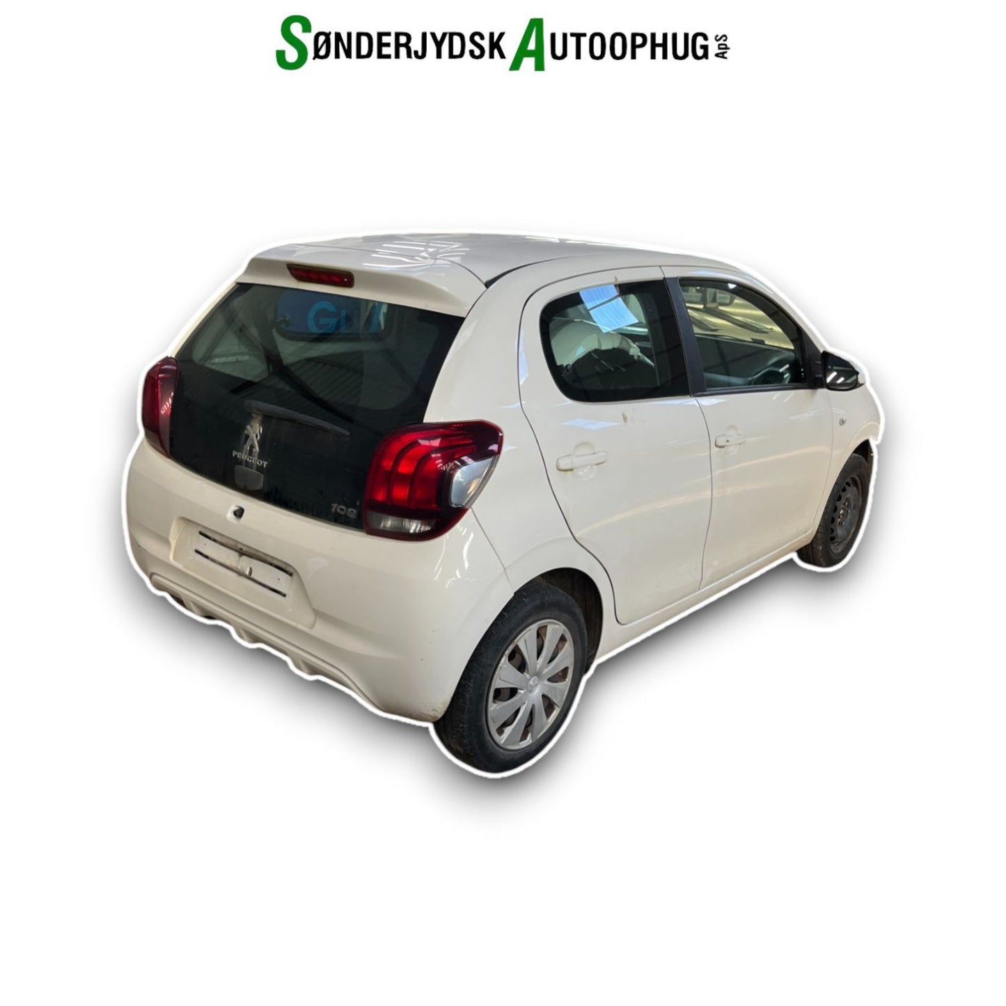 Peugeot 108 Pluk-Selv-Bil Med OEM Nr. Ophugger Fra Peugeot Ophugger