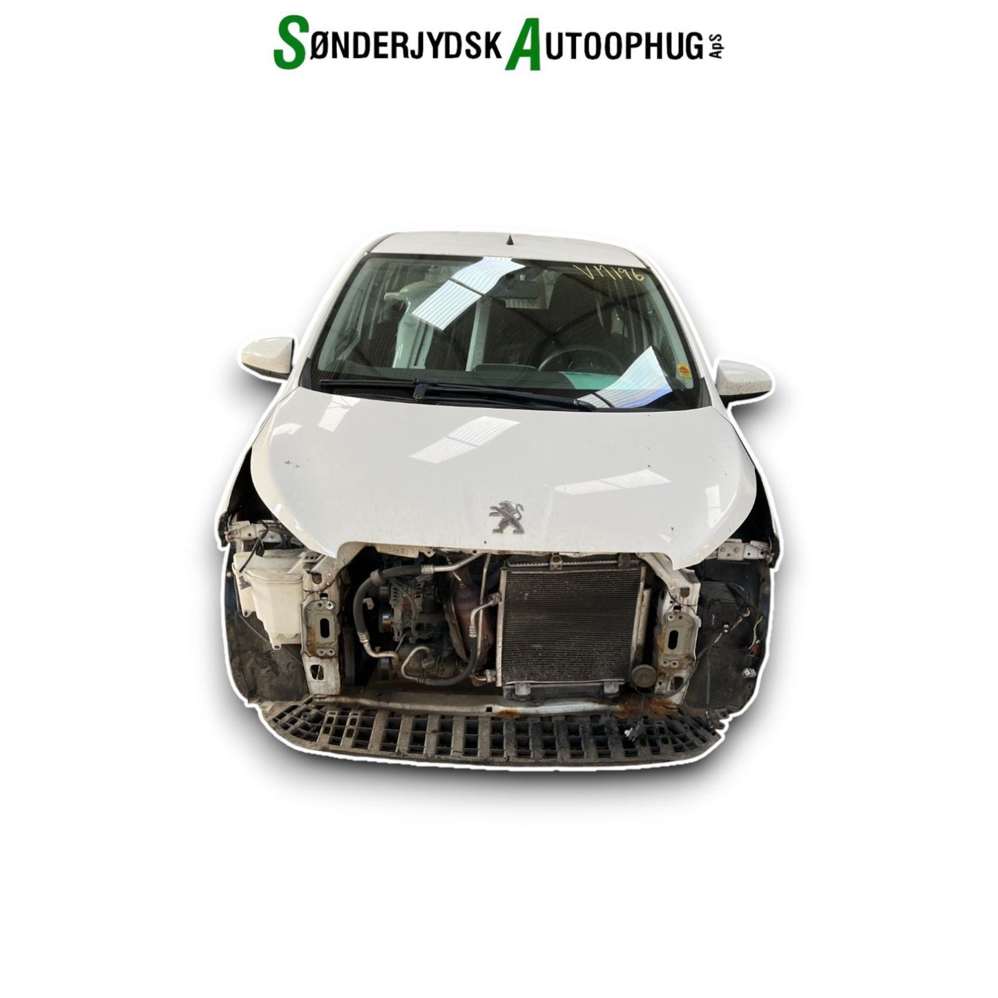 Peugeot 108 Pluk-Selv-Bil Med OEM Nr. Ophugger Fra Peugeot Ophugger