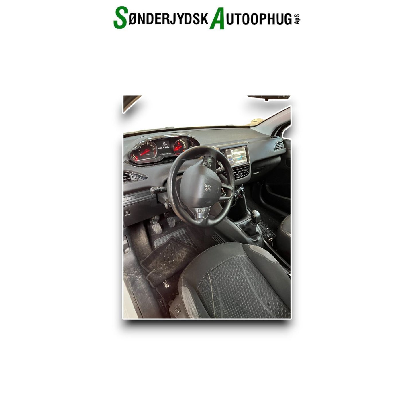 Peugeot 208 Pluk-Selv-Bil Med OEM Nr. Ophugger Fra Peugeot Ophugger