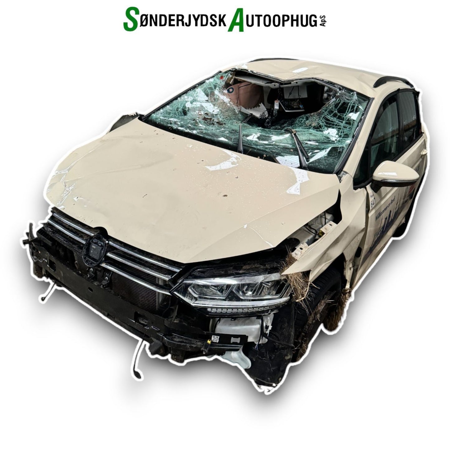 VW Touran 5T Pluk-Selv-Bil Med OEM Nr. Ophugger Fra VW Ophugger
