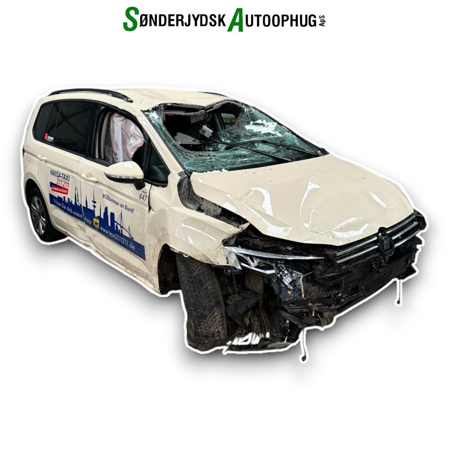 VW Touran 5T Pluk-Selv-Bil Med OEM Nr. Ophugger Fra VW Ophugger