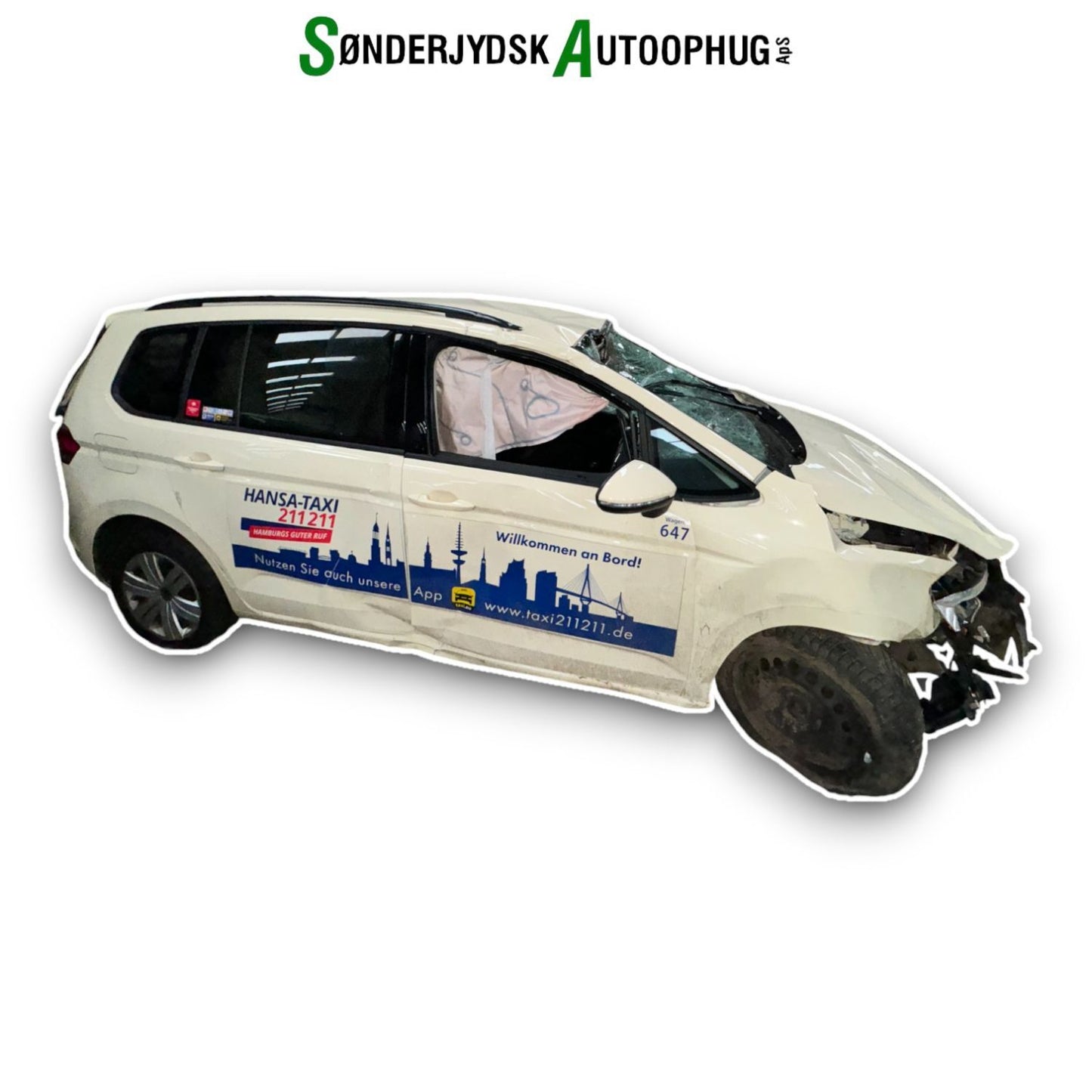 VW Touran 5T Pluk-Selv-Bil Med OEM Nr. Ophugger Fra VW Ophugger