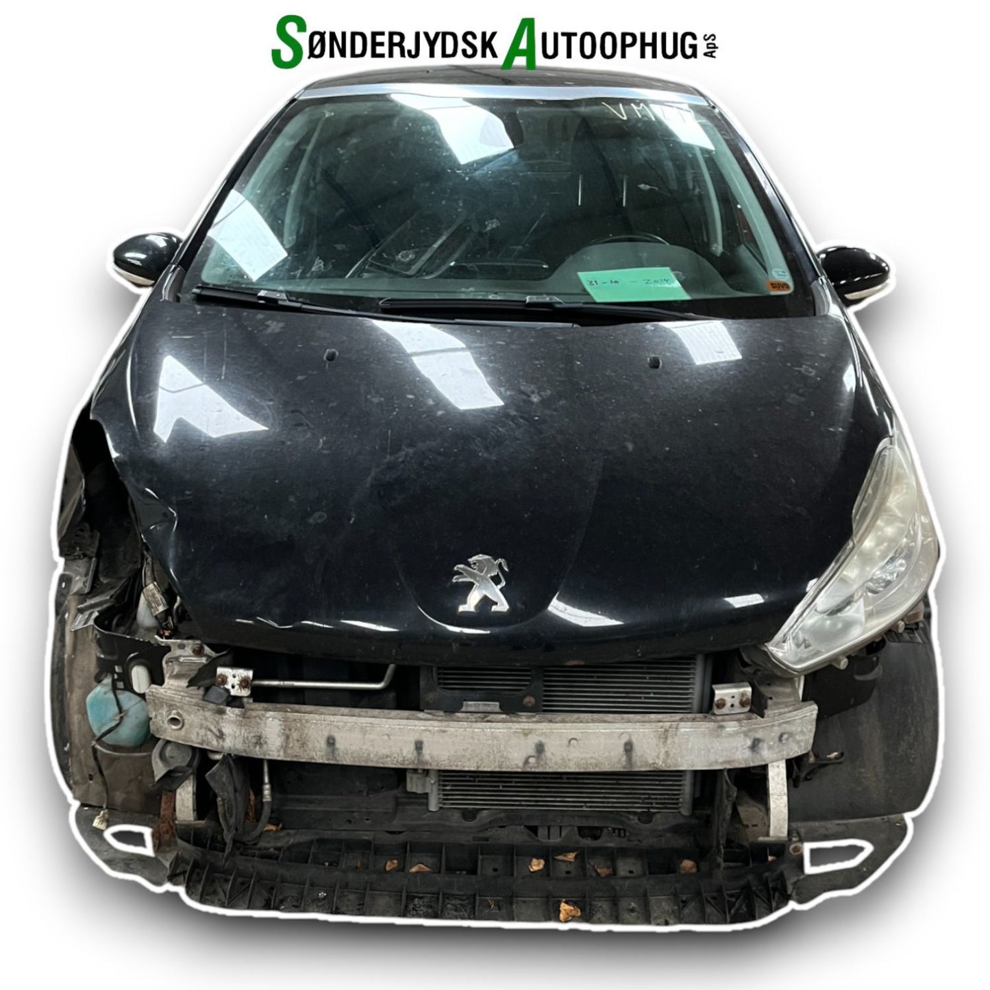 Peugeot 208 Pluk-Selv-Bil Med OEM Nr. Ophugger Fra Peugeot Ophugger