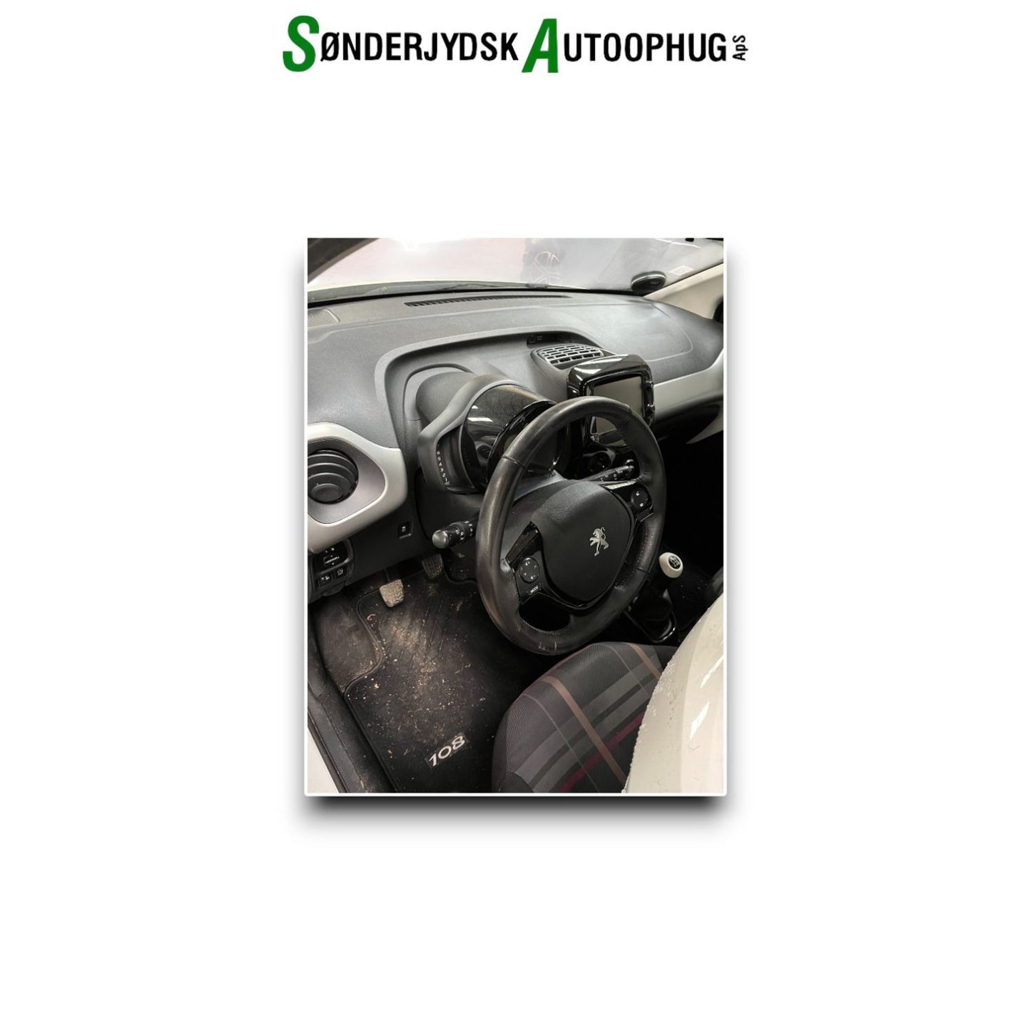 Peugeot 108 Pluk-Selv-Bil Med OEM Nr. Ophugger Fra Peugeot Ophugger