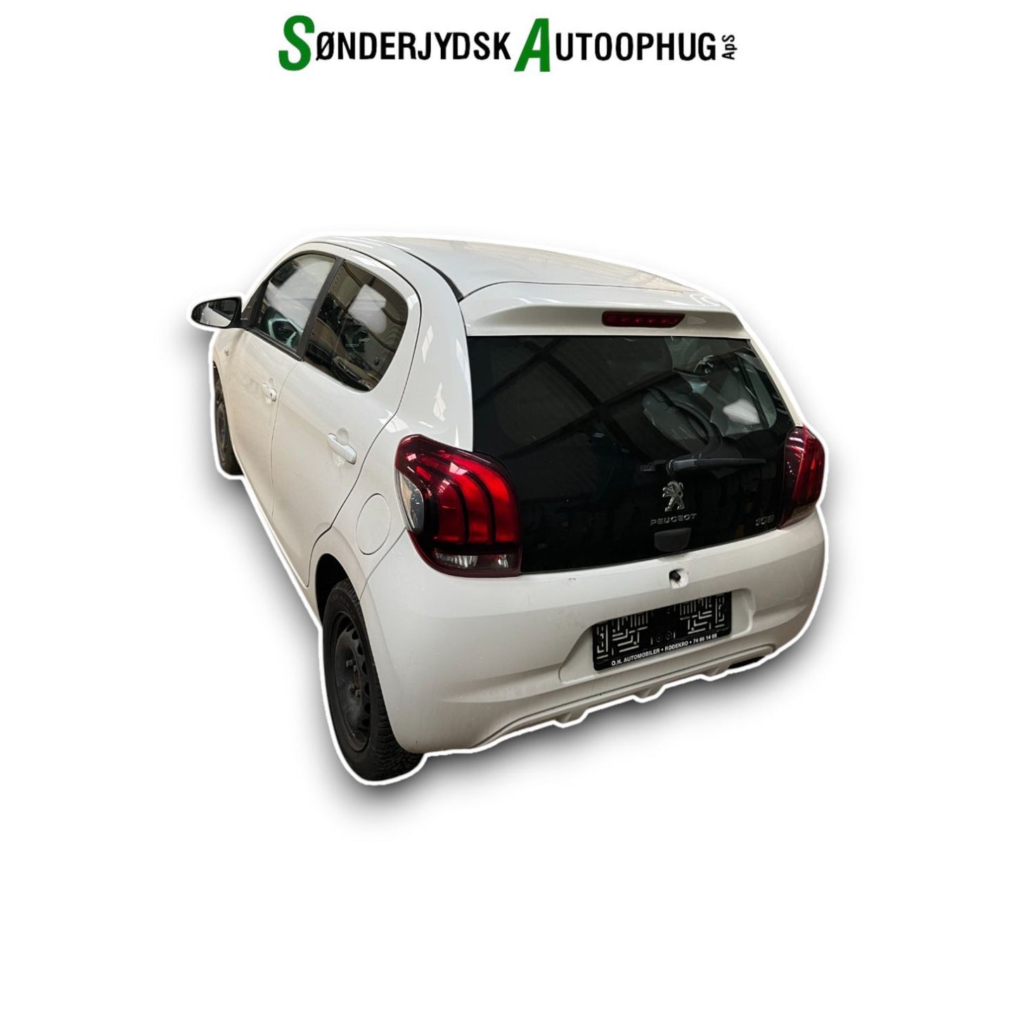 Peugeot 108 Pluk-Selv-Bil Med OEM Nr. Ophugger Fra Peugeot Ophugger