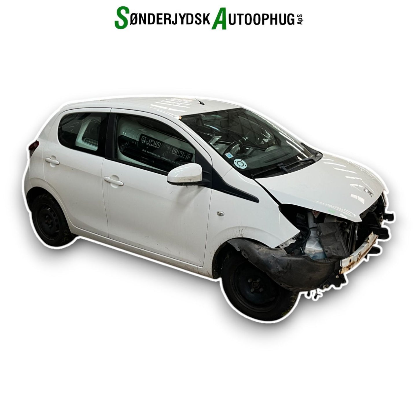 Peugeot 108 Pluk-Selv-Bil Med OEM Nr. Ophugger Fra Peugeot Ophugger