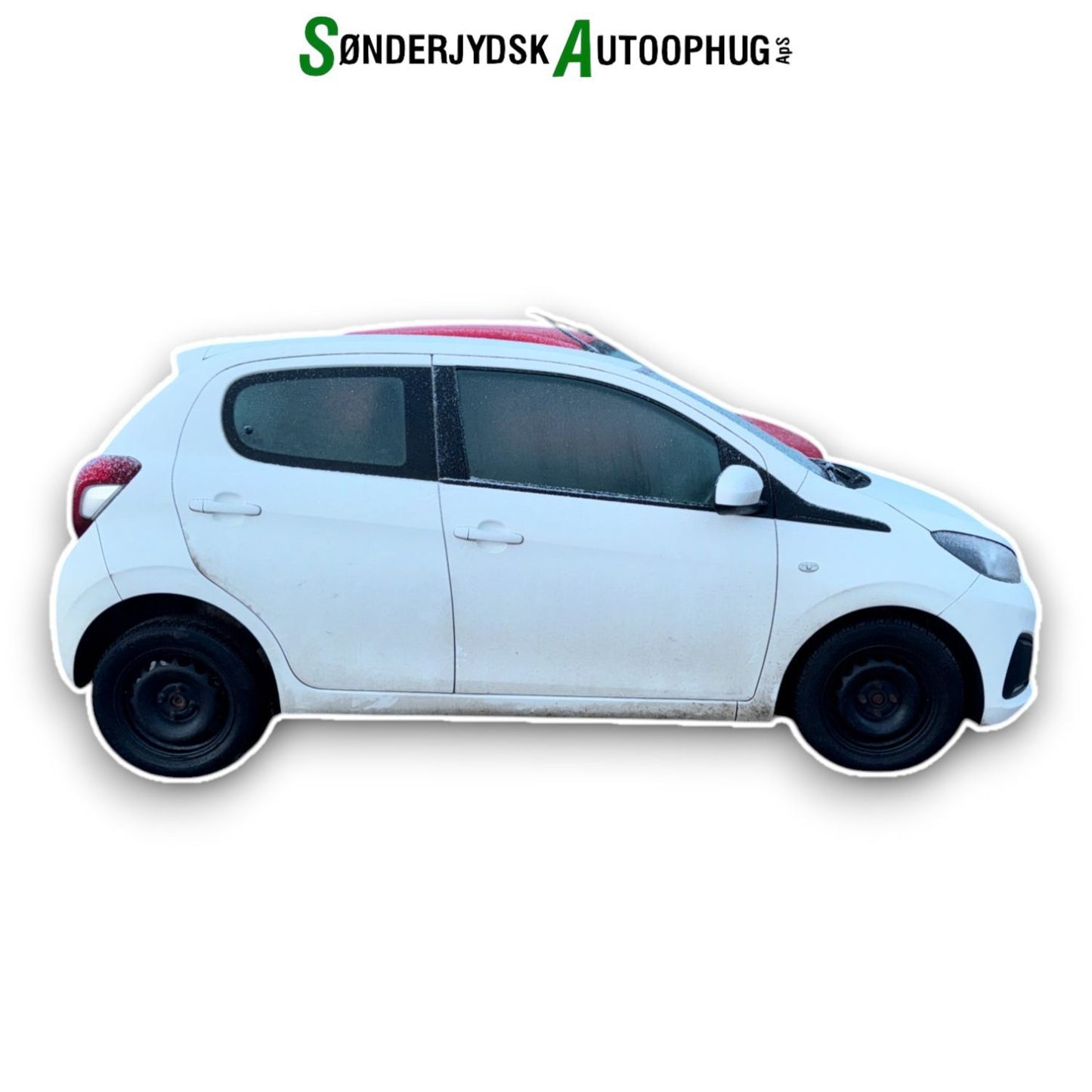 Peugeot 108 Pluk-Selv-Bil Med OEM Nr. Ophugger Fra Peugeot Ophugger