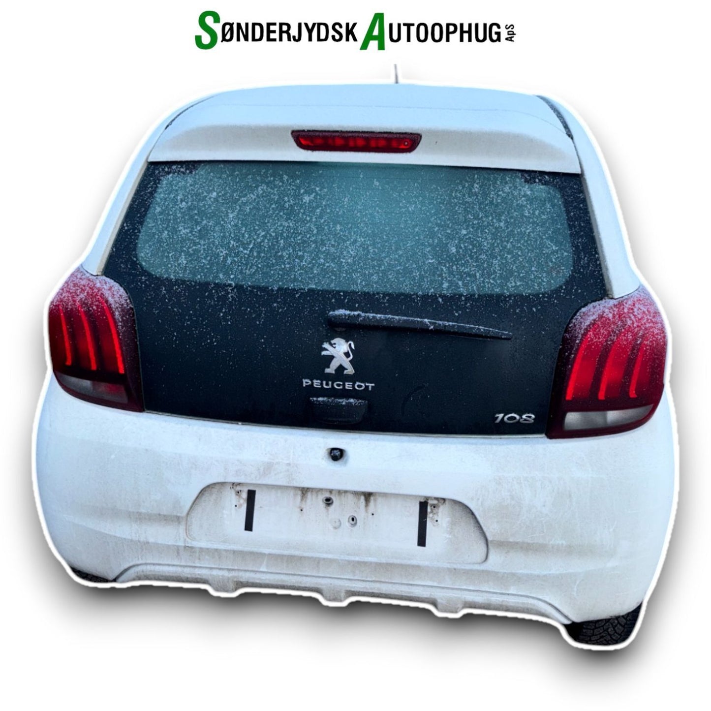 Peugeot 108 Pluk-Selv-Bil Med OEM Nr. Ophugger Fra Peugeot Ophugger