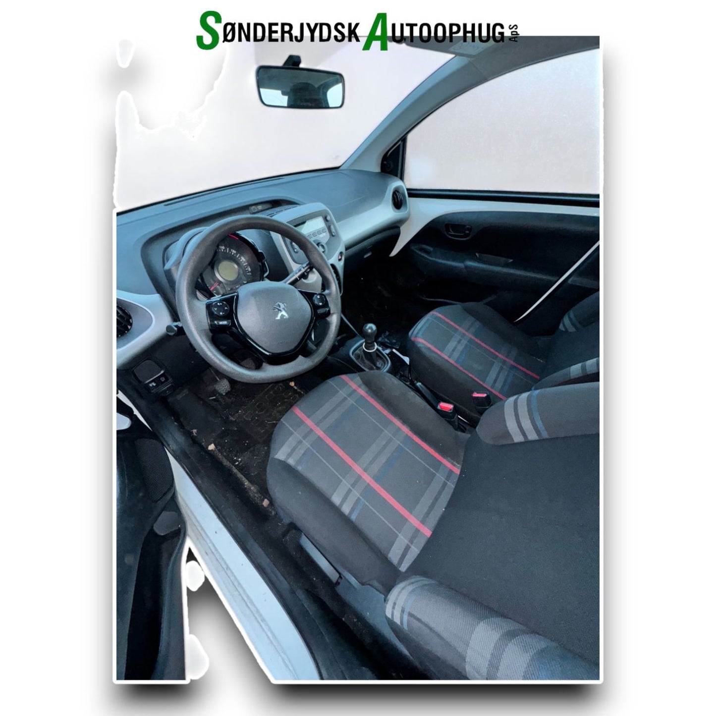 Peugeot 108 Pluk-Selv-Bil Med OEM Nr. Ophugger Fra Peugeot Ophugger