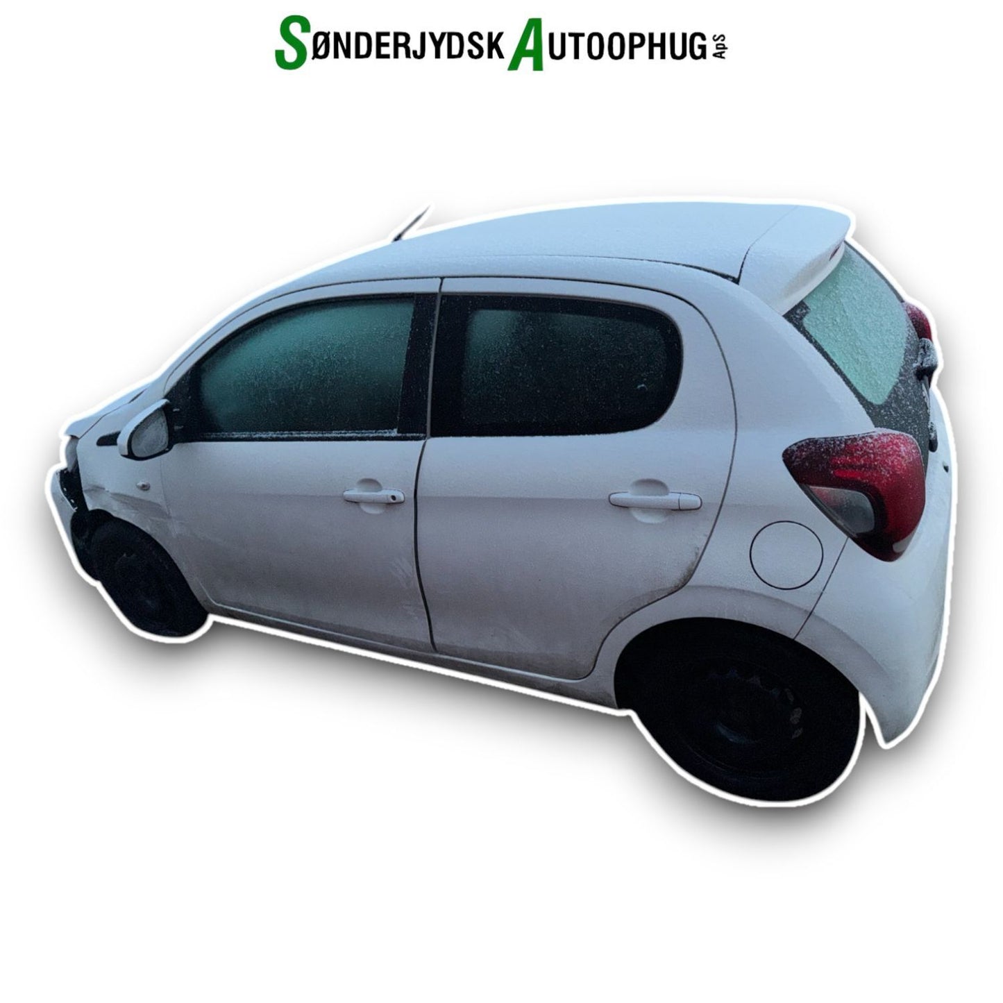 Peugeot 108 Pluk-Selv-Bil Med OEM Nr. Ophugger Fra Peugeot Ophugger