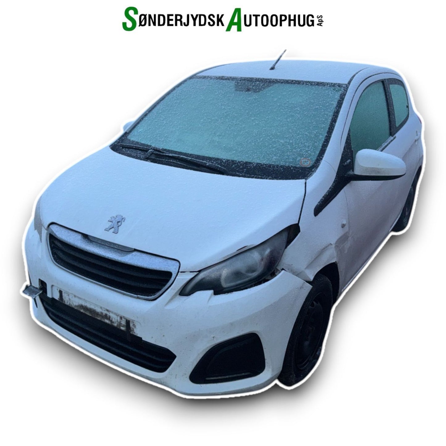 Peugeot 108 Pluk-Selv-Bil Med OEM Nr. Ophugger Fra Peugeot Ophugger
