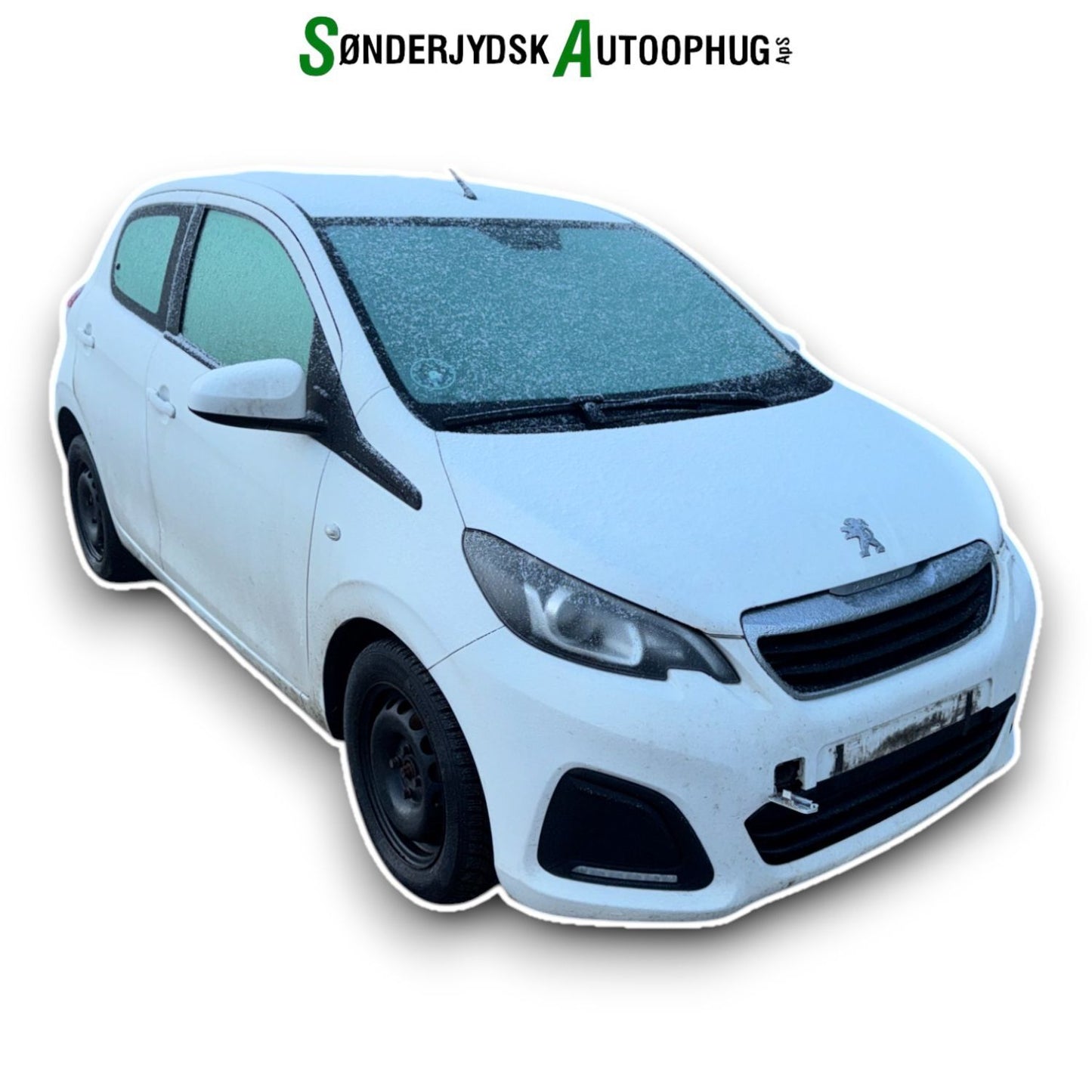 Peugeot 108 Pluk-Selv-Bil Med OEM Nr. Ophugger Fra Peugeot Ophugger