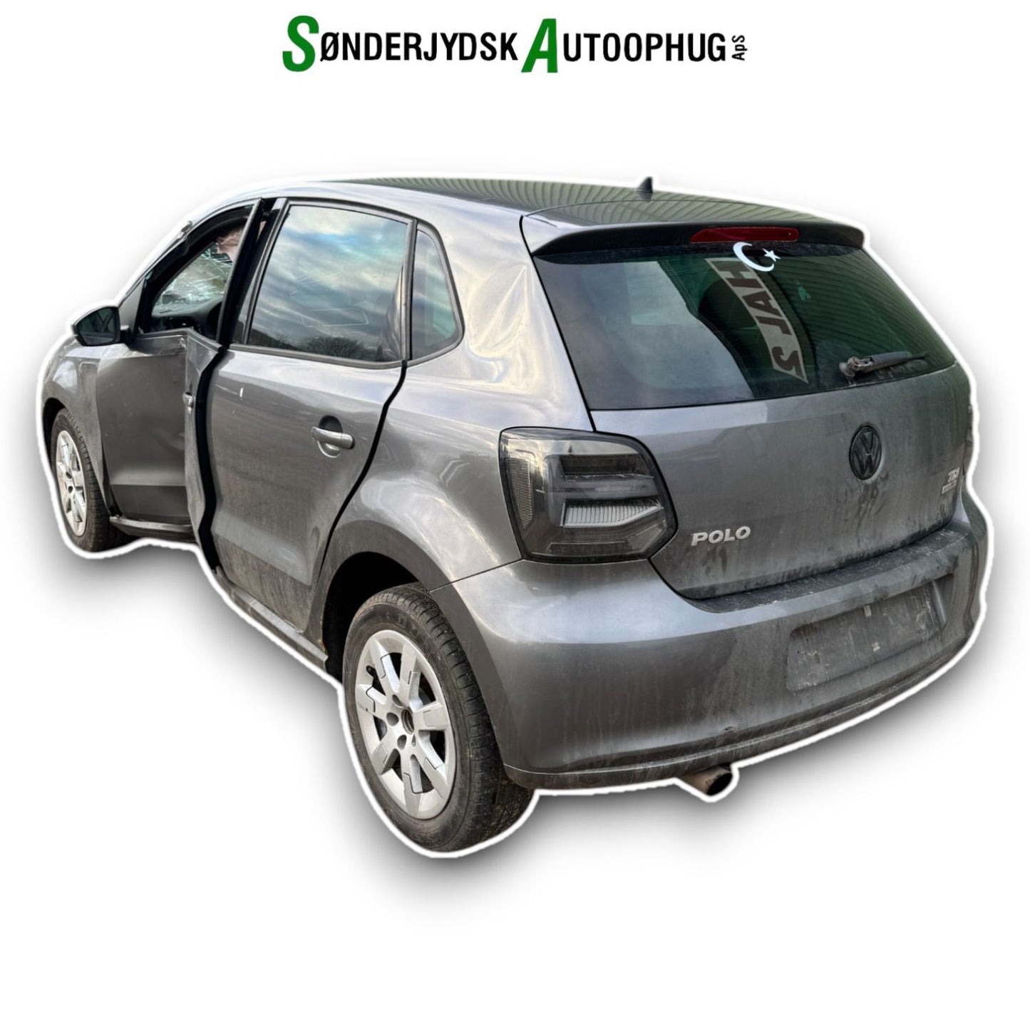 VW Polo 6R Pluk-Selv-Bil Med OEM Nr. Ophugger Fra VW Ophugger