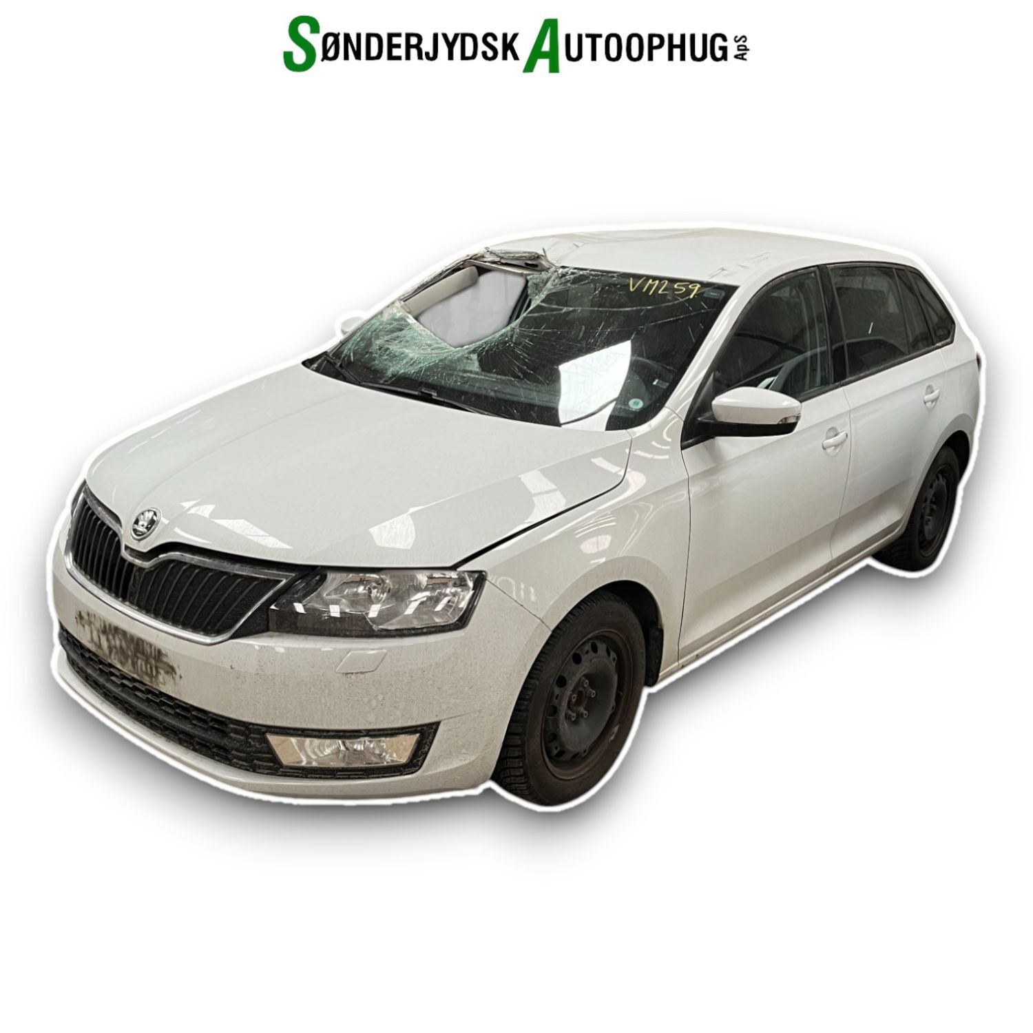Skoda Rapid Pluk-Selv-Bil Med OEM Nr. Ophugger Fra Skoda Ophugger