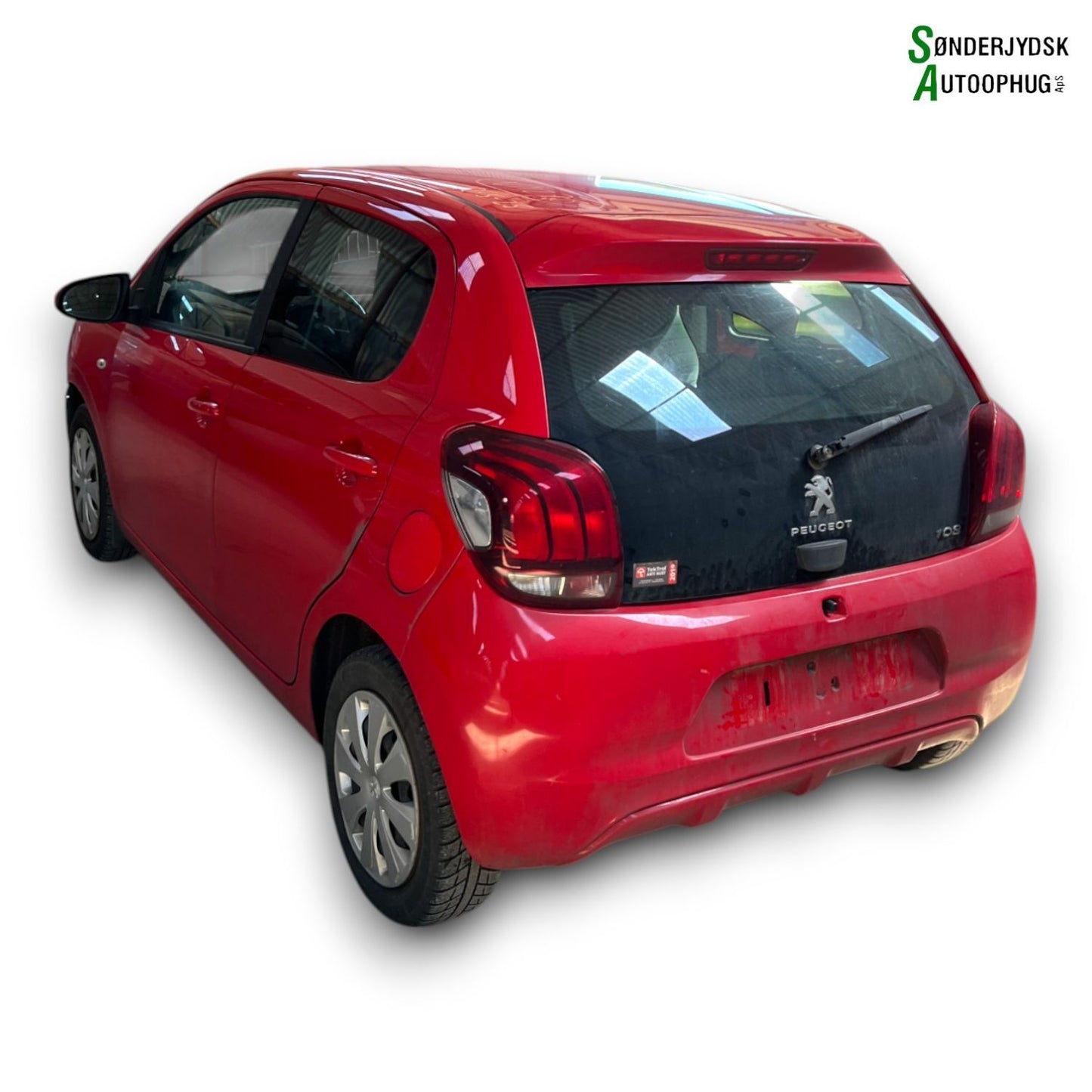 Peugeot 108 Pluk-Selv-Bil Med OEM Nr. Ophugger Fra Peugeot Ophugger