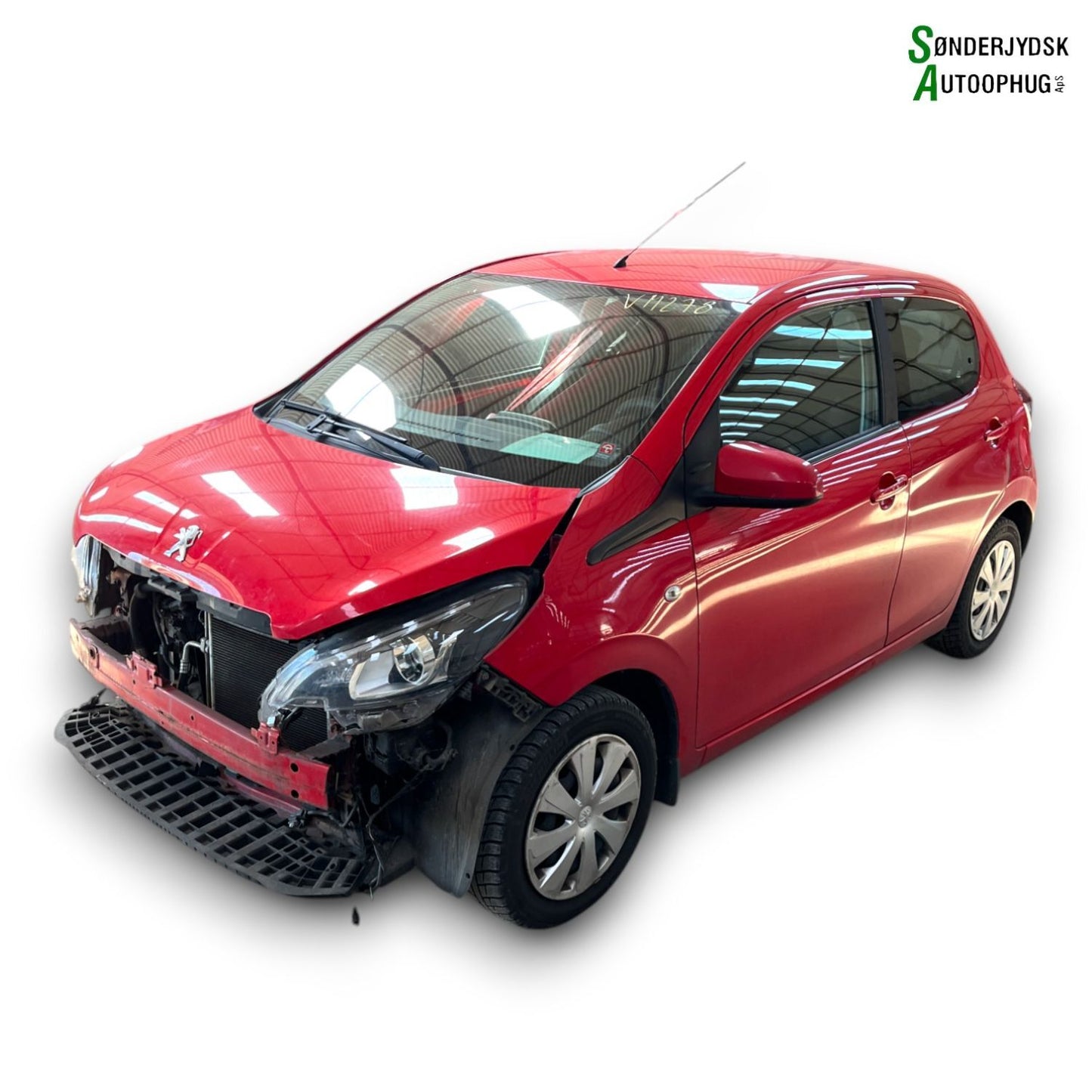 Peugeot 108 Pluk-Selv-Bil Med OEM Nr. Ophugger Fra Peugeot Ophugger