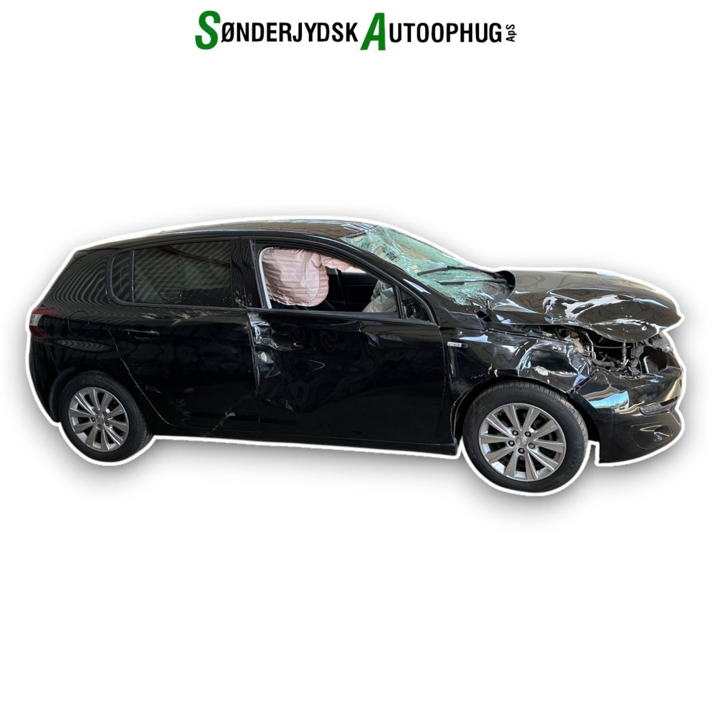 Peugeot 308 Pluk-Selv-Bil Med OEM Nr. Ophugger Fra Peugeot Ophugger