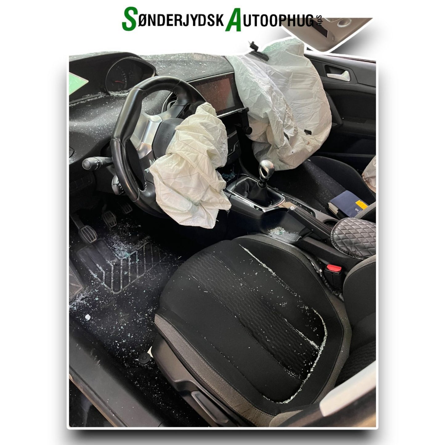 Peugeot 308 Pluk-Selv-Bil Med OEM Nr. Ophugger Fra Peugeot Ophugger