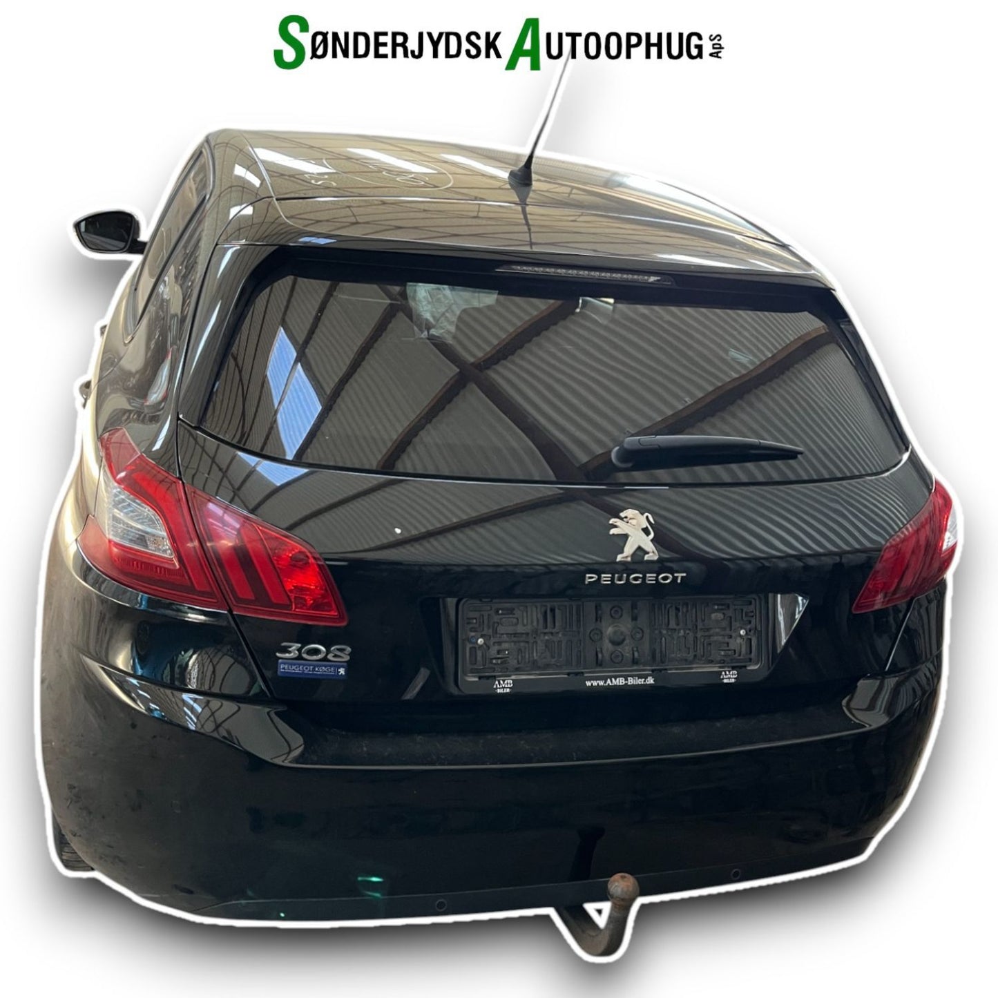 Peugeot 308 Pluk-Selv-Bil Med OEM Nr. Ophugger Fra Peugeot Ophugger