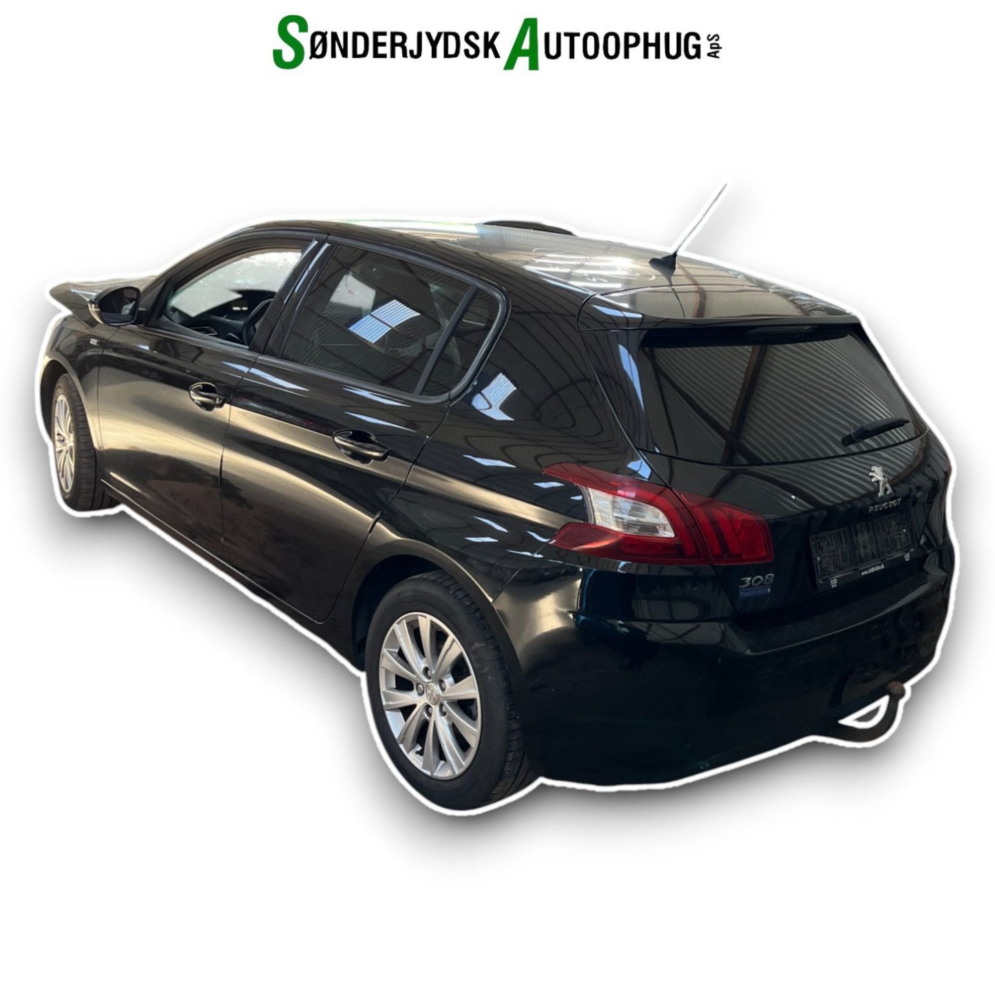 Peugeot 308 Pluk-Selv-Bil Med OEM Nr. Ophugger Fra Peugeot Ophugger