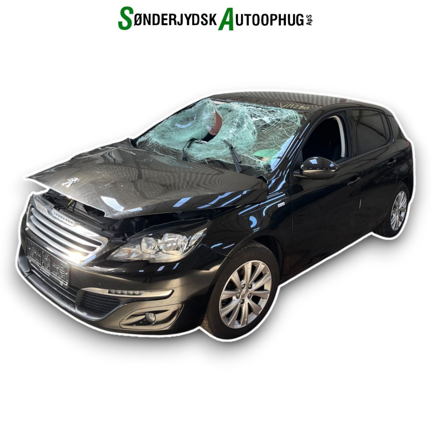 Peugeot 308 Pluk-Selv-Bil Med OEM Nr. Ophugger Fra Peugeot Ophugger