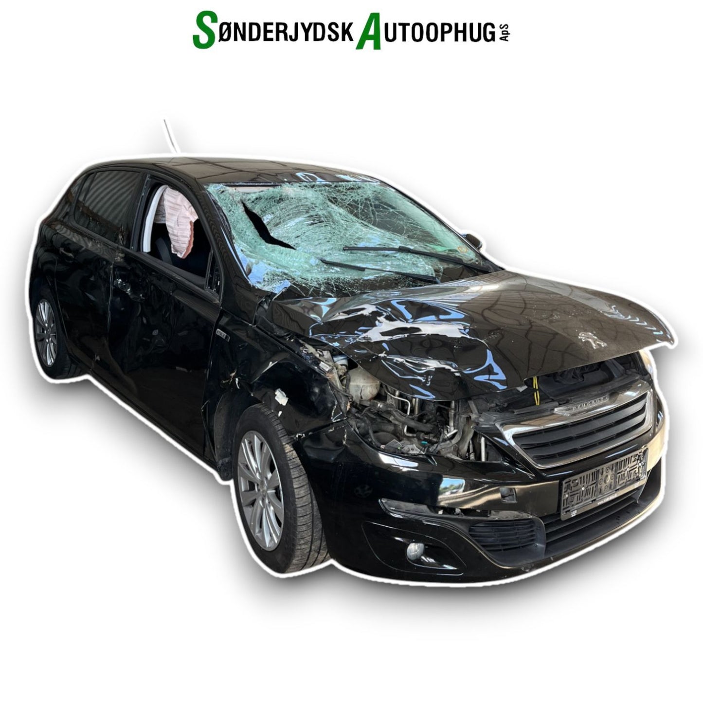 Peugeot 308 Pluk-Selv-Bil Med OEM Nr. Ophugger Fra Peugeot Ophugger
