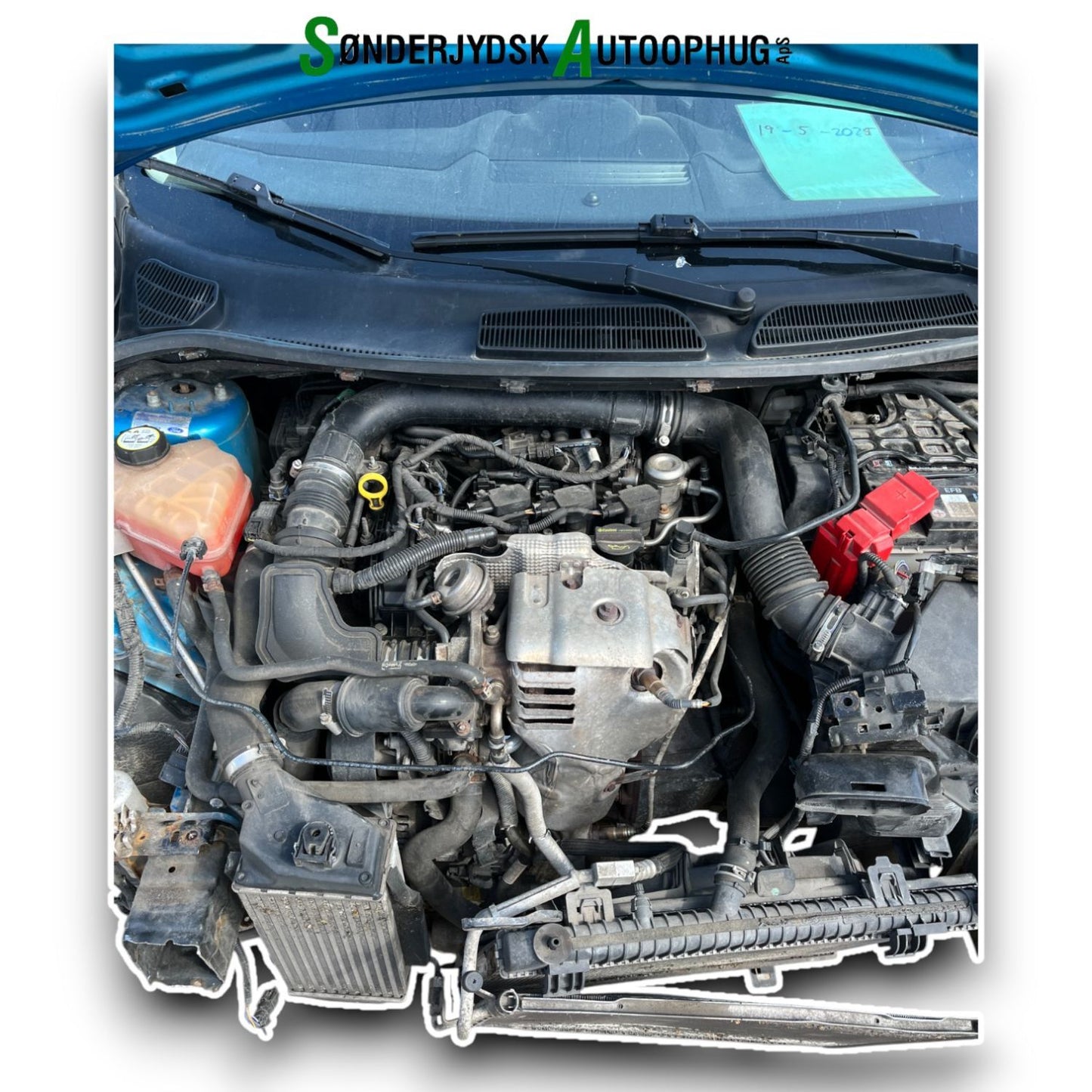 Ford Fiesta 7 Pluk-Selv-Bil Med OEM Nr. Ophugger Fra Ford Ophugger