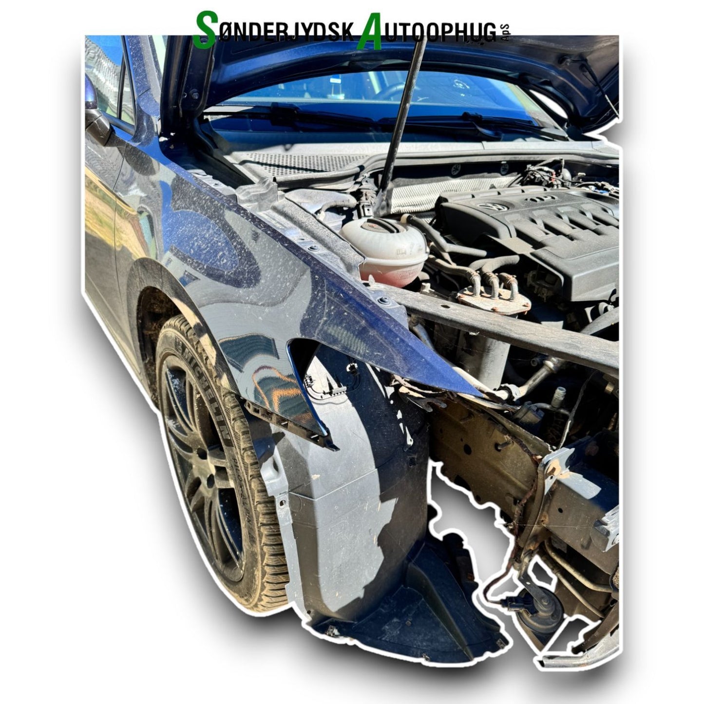 VW Passat 3G Pluk-Selv-Bil Med OEM Nr. Ophugger Fra VW Ophugger
