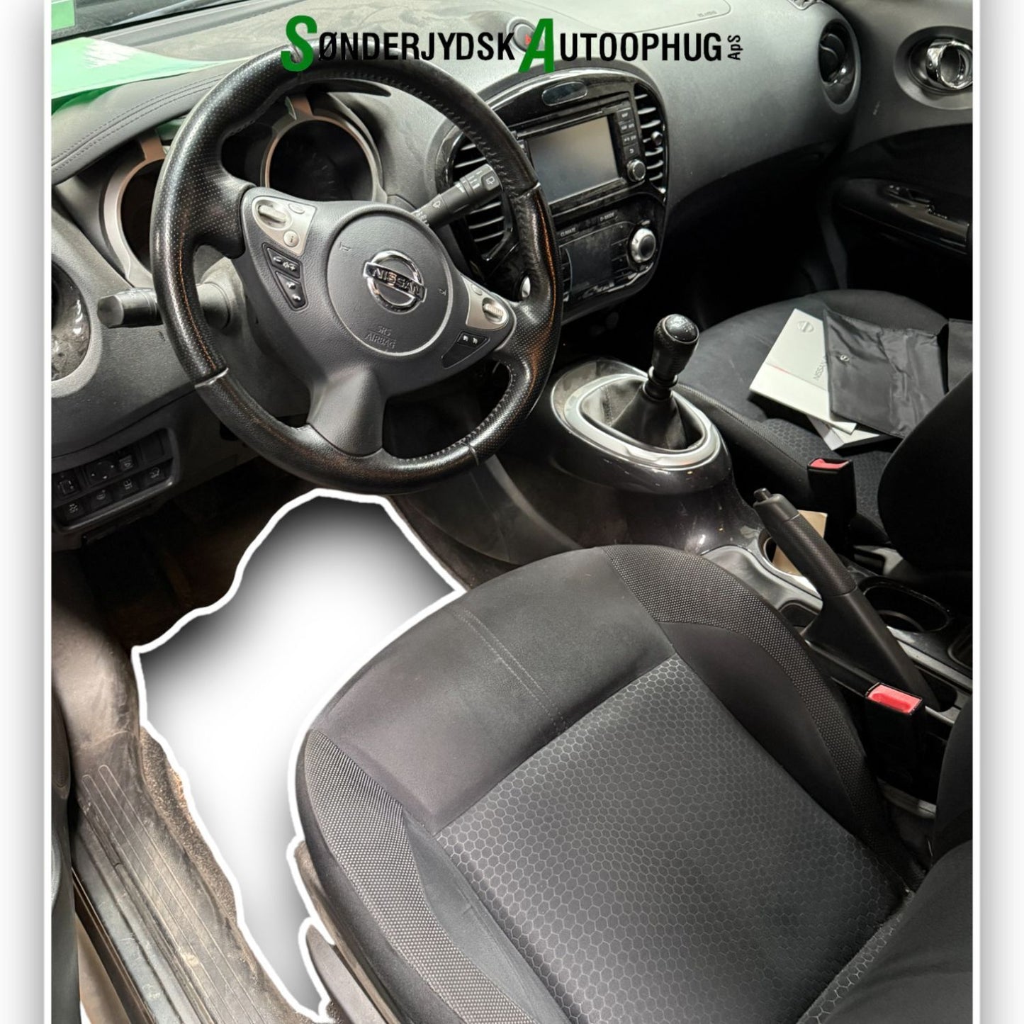 Nissan Juke Pluk-Selv-Bil Med OEM Nr. 101024ED9B Fra Nissan Ophugger