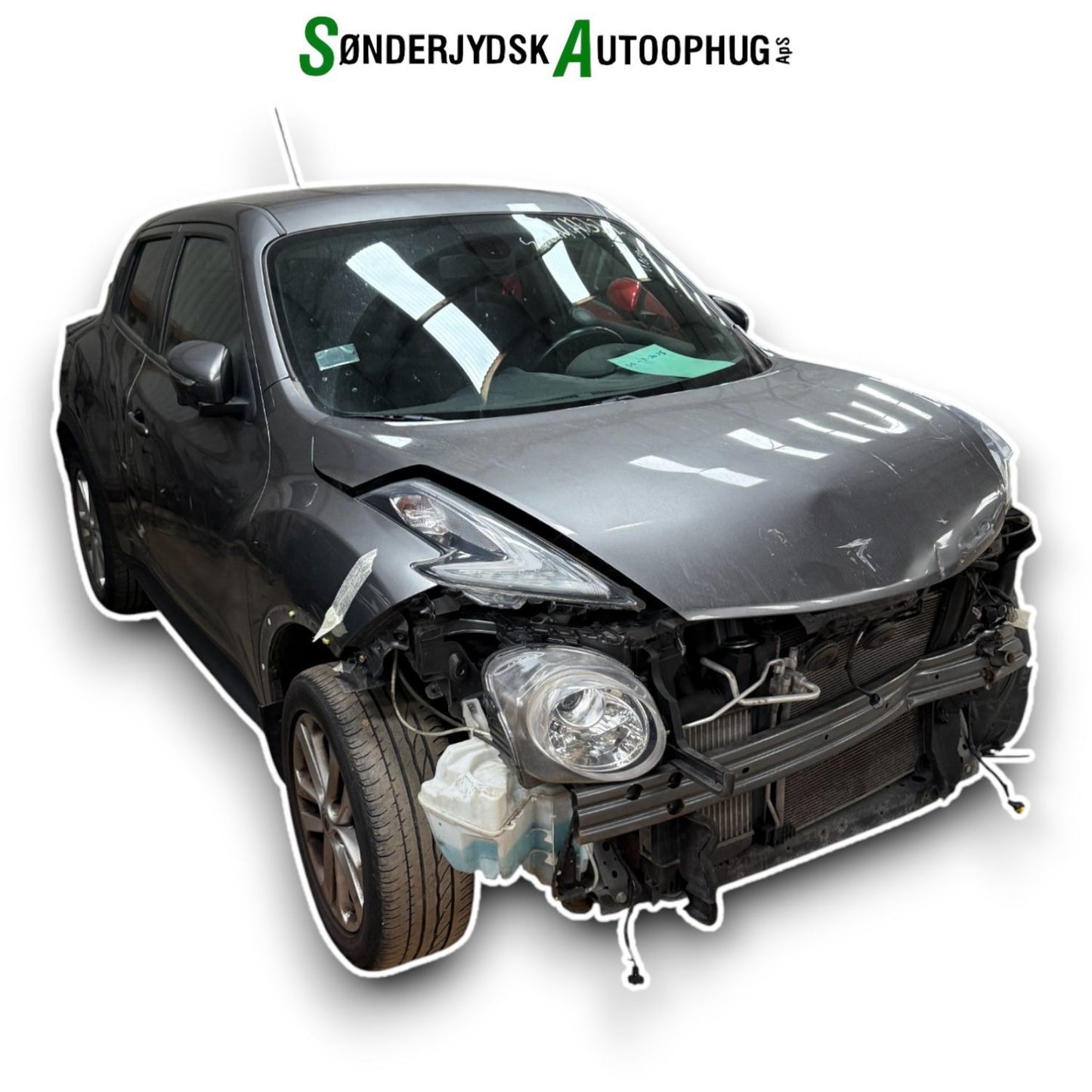 Nissan Juke Pluk-Selv-Bil Med OEM Nr. 101024ED9B Fra Nissan Ophugger