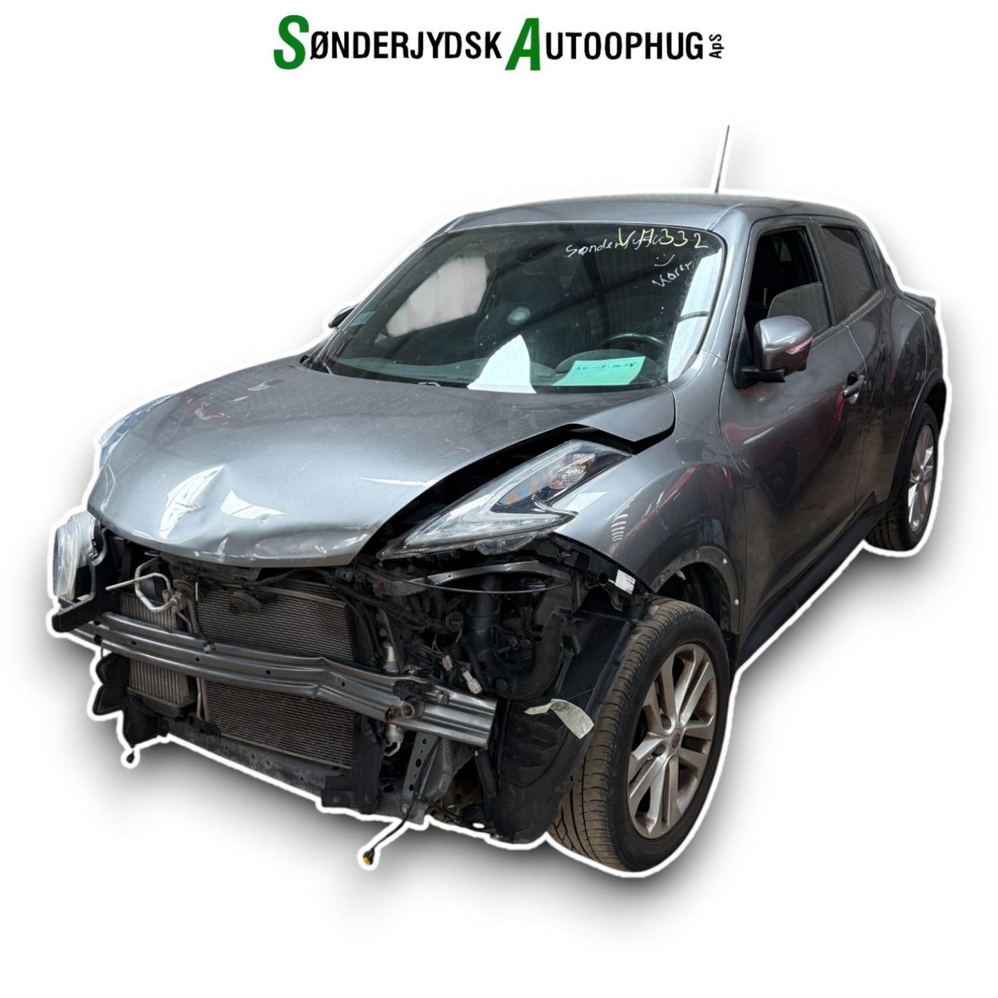 Nissan Juke Pluk-Selv-Bil Med OEM Nr. 101024ED9C Fra Nissan Ophugger