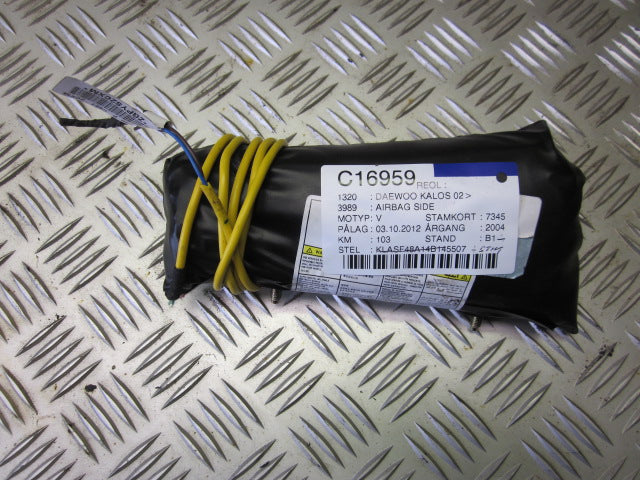 Daewoo Kalos Airbag Side Med OEM Nr. Ophugger Fra Daewoo Ophugger