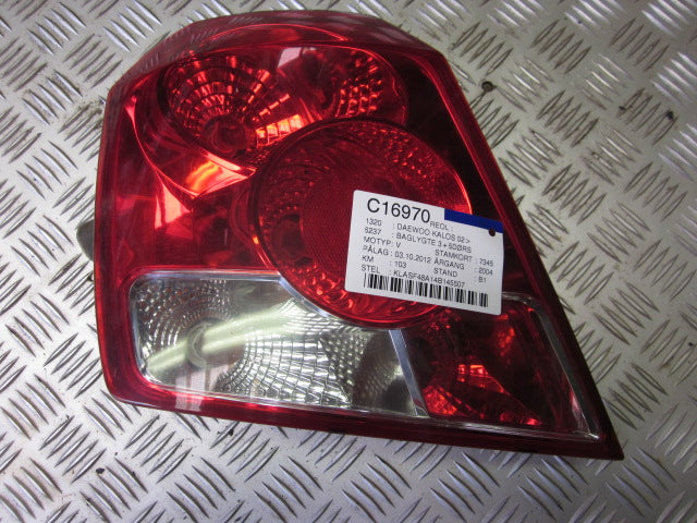 Daewoo Kalos Baglygte Med OEM Nr. Ophugger Fra Daewoo Ophugger