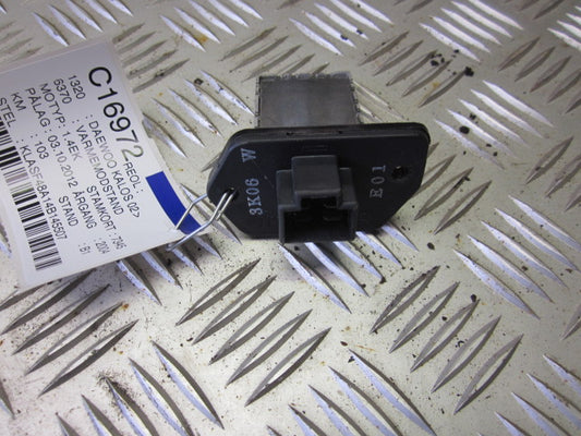 Daewoo Kalos Varmemodstand Med OEM Nr. Ophugger Fra Daewoo Ophugger