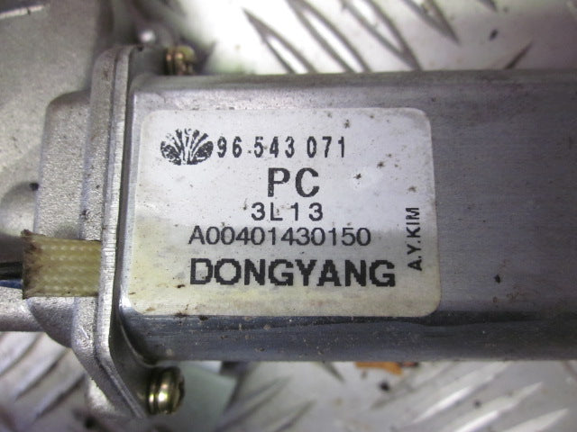 Daewoo Kalos Bagrudevisker Motor Med OEM Nr. Ophugger Fra Daewoo Ophugger