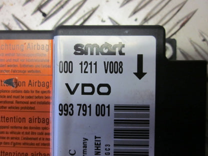 Smart Smart Airbag Elboks Med OEM Nr. Ophugger Fra Smart Ophugger