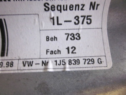 VW Bora 1J Rudemotor - Rudehejs Med OEM Nr. Ophugger Fra VW Ophugger