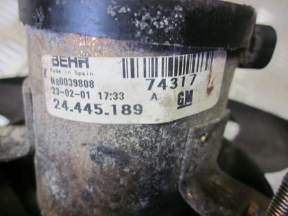 Opel Corsa C Kølerblæser El Med OEM Nr. Ophugger Fra Opel Ophugger