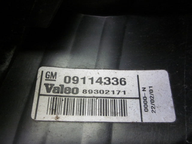 Opel Corsa C Baglygte Med OEM Nr. Ophugger Fra Opel Ophugger