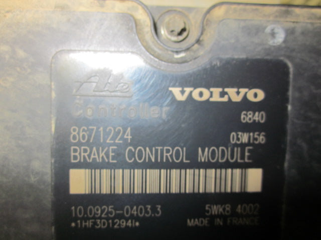 Volvo 80 Serie ABS Pumpe Med OEM Nr. 8671224 Fra Volvo Ophugger