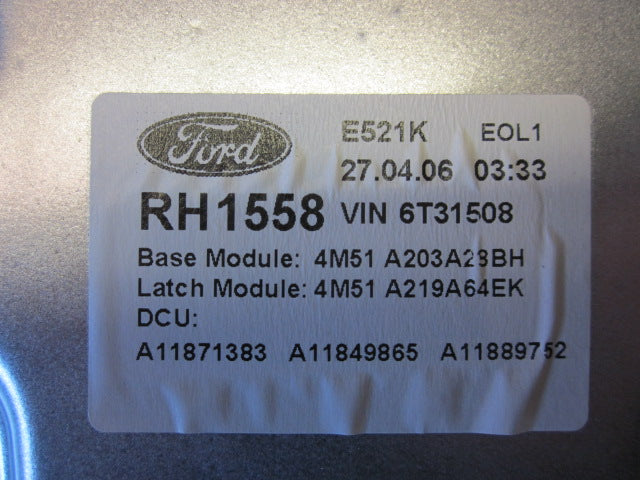 Ford Focus Rudemotor - Rudehejs Med OEM Nr. Ophugger Fra Ford Ophugger