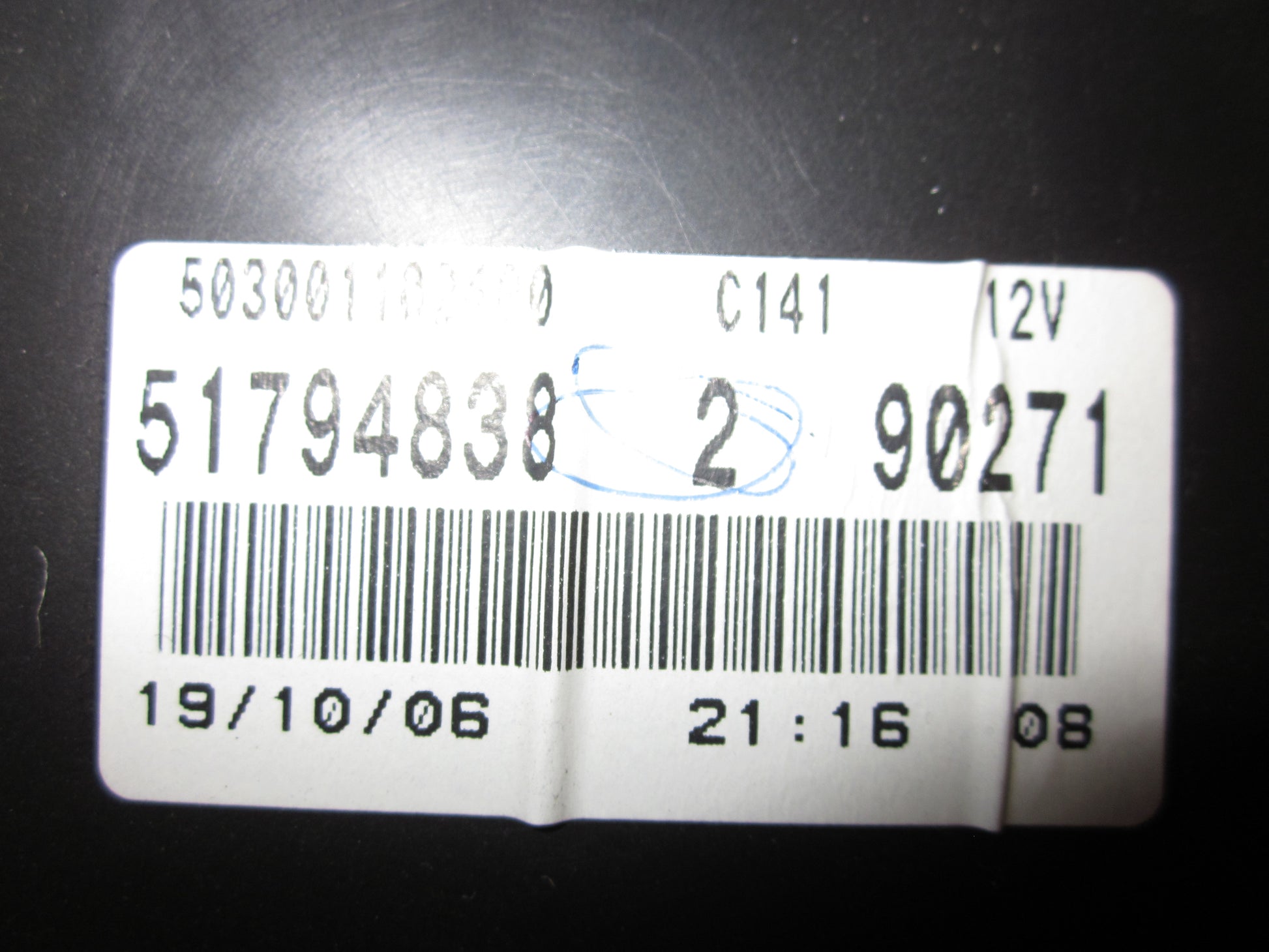 Fiat Grande Punto Speedometer - Instrument Med OEM Nr. Ophugger Fra Fiat Ophugger