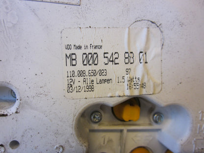 Mercedes VITO W638 Speedometer - Instrument Med OEM Nr. Ophugger Fra Mercedes Ophugger