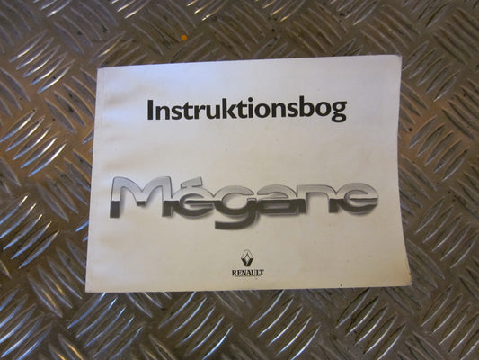 Renault Megane Instruktionsbog Med OEM Nr. Ophugger Fra Renault Ophugger