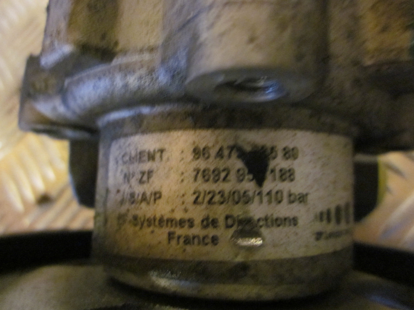 Citroen C8 Servopumpe Med OEM Nr. Ophugger Fra Citroen Ophugger