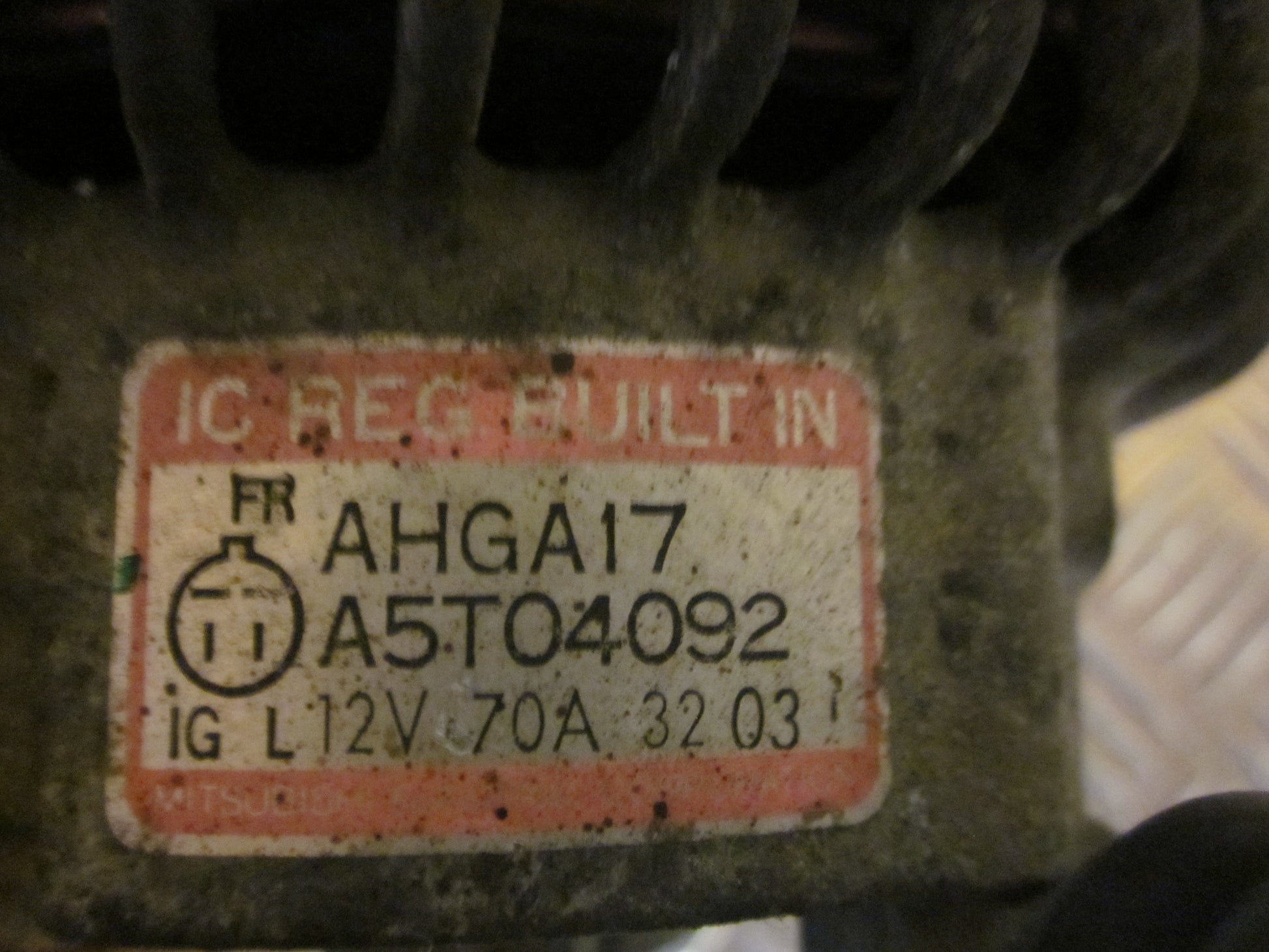 Honda Civic EG Generator Med OEM Nr. A5T04092 Fra Honda Ophugger
