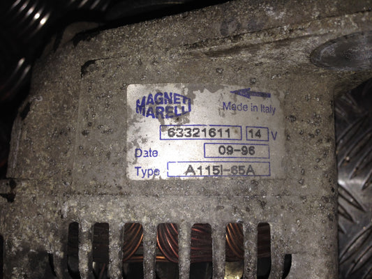 Fiat Brava Generator Med OEM Nr. 63321611 Fra Fiat Ophugger