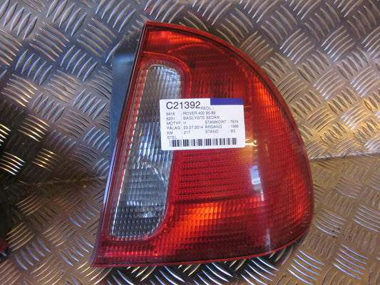 Rover 400 Baglygte Med OEM Nr. Ophugger Fra Rover Ophugger